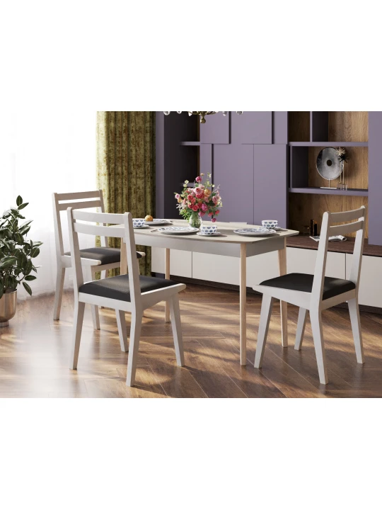 Dining table HOBEL CROSS T GREY 7006 (1) 