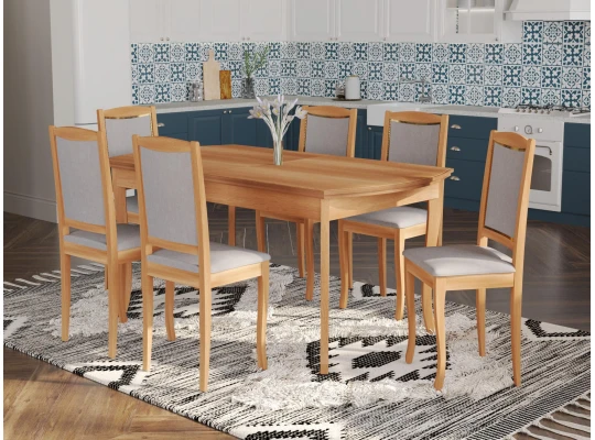 Dining table HOBEL MOLINA DT NATURAL (1) 