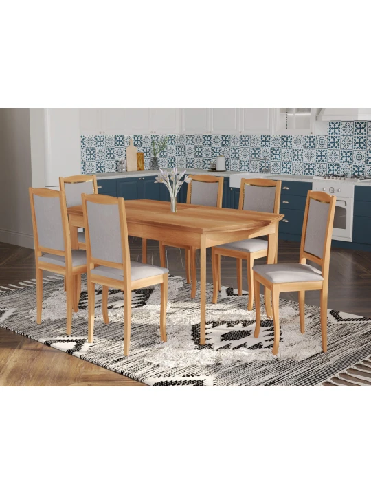 Dining table HOBEL MOLINA DT NATURAL (1) 