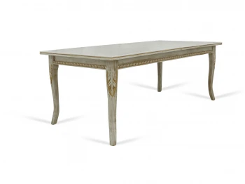 Dining table HOBEL NIKA DT-136 P (100x200x240) ANTIK GOLD (1) 