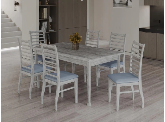 Ճաշասեղան HOBEL X63 DT (90X160X200) ANTIK GREY(1) 