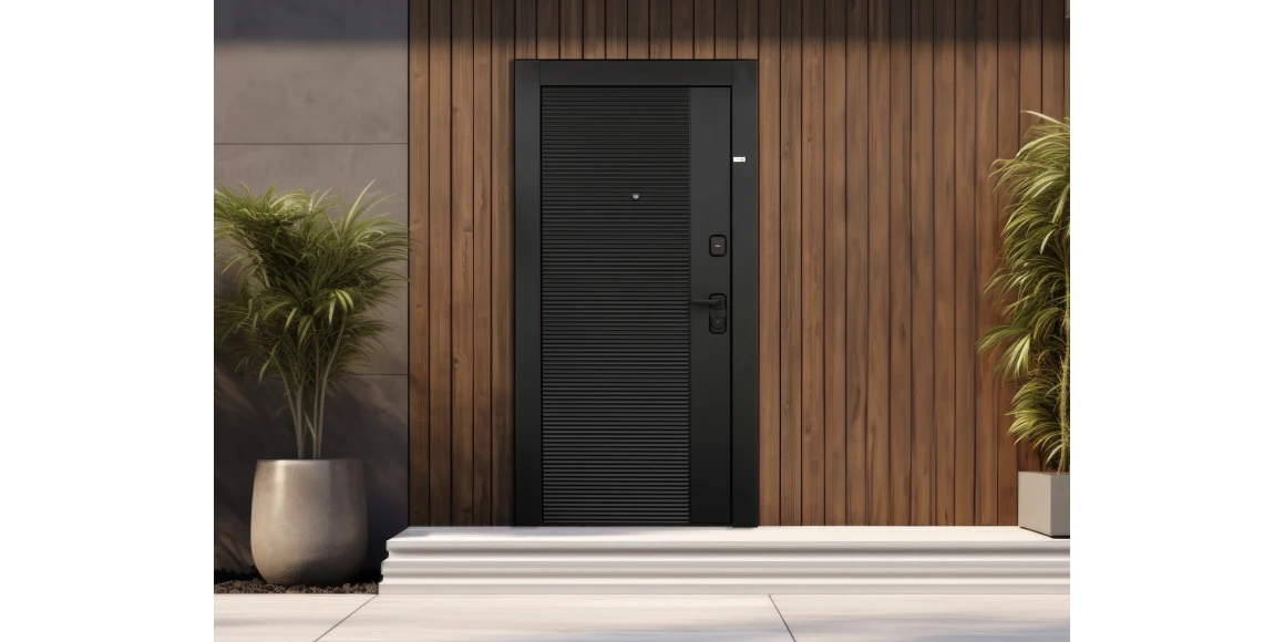 Մուտքի դռներ ESTET LOFT 15.1 960*2050 BLACK MUAR LEFT 