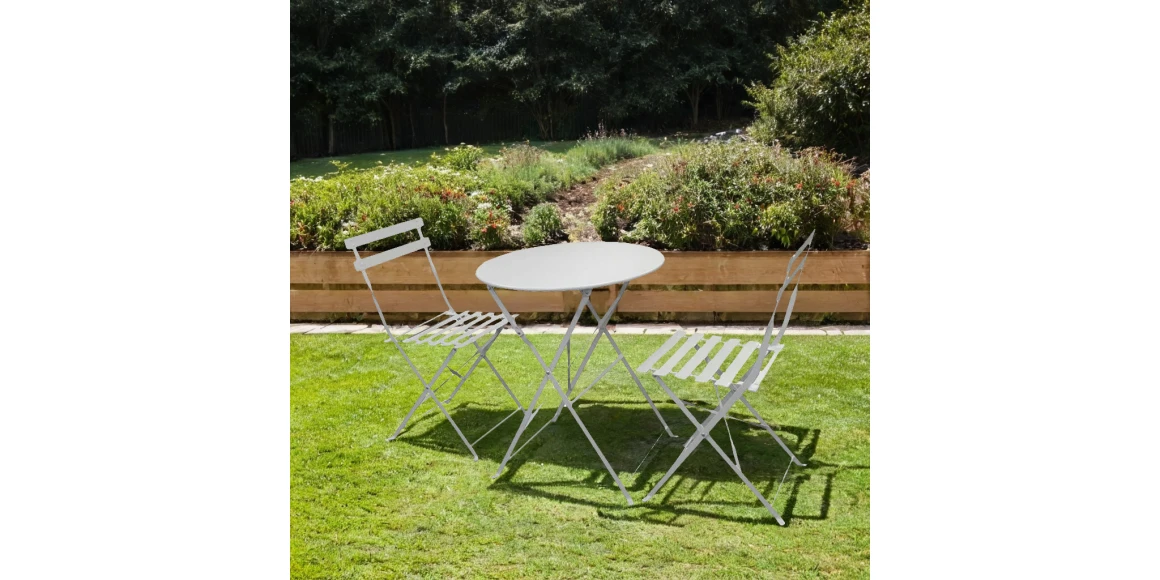 Садовый гарнитур KOOPMAN GARDEN FURNITURE 3PCS MATT GREY (CK9200950)