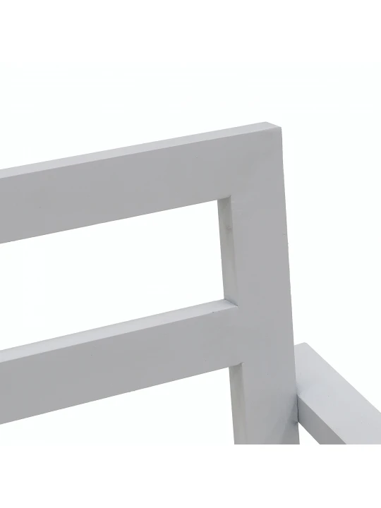 Garden set HOBEL PIER 3+1+1 ALUM WHITE/ (4) 