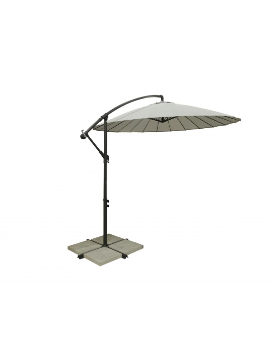 Садовые аксессуары KOOPMAN UMBRELLA BANANA SHANGHAI GREY (4 STONE) (FC3000420)