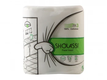 Paper towel SHOLASSI N2 PAPER TOWEL EXSTRA SOFT 3PLY 2PC (231449) 
