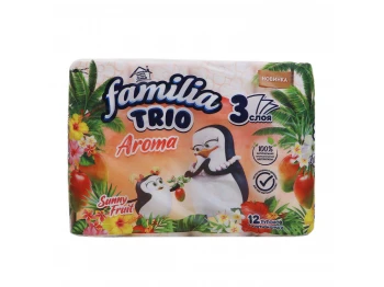 Toilet paper FAMILIA Trio Aroma SF 3pl 12X7-140 (002307) 