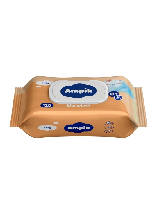 Влажные салфетки AMPIK BABY 120PC (200300) 