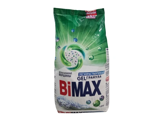 Washing powder BIMAX POWDER WHITE 1.5KG (012060) 
