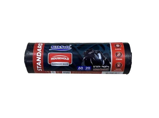 Աղբի տոպրակ SILK SOFT 60Լ 20ՀԱՏ ՍԵՎ (030476) 