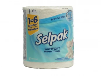 Paper towel SELPAK Կոմֆորտ Մաքսի 1=6 (036444) 