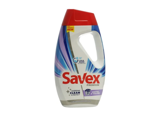 Լվացքի գել SAVEX LIQUID PREMIUM WHITES COLOR 0.945 L (047855) 