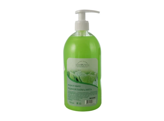 Liquid soap RUSKOE POLE Լայմ և անանուխ 750 մլ (093683) 