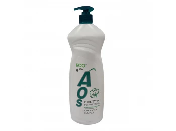 Жидкость для мытья посуды AOS LIQUID ECO COTTON 900GR (103010) 