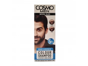Shampoo COSMO Դեմքի Մազերի Համար Բնական Սև 180մլ (158977) 