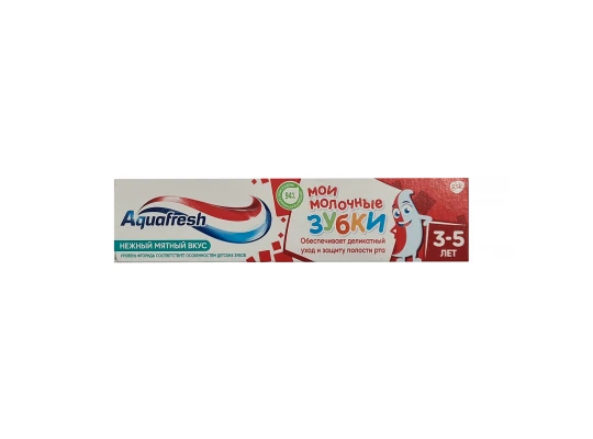 Tooth paste AQUAFRESH Ատամի Մածուկ Իմ Կաթնային Ատամիկները 3-5տ 50մլ (160270) 