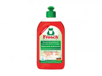 Սպասք լվանալու հեղուկ FROSCH GEL RED ORANGE 0.5L (946201) 