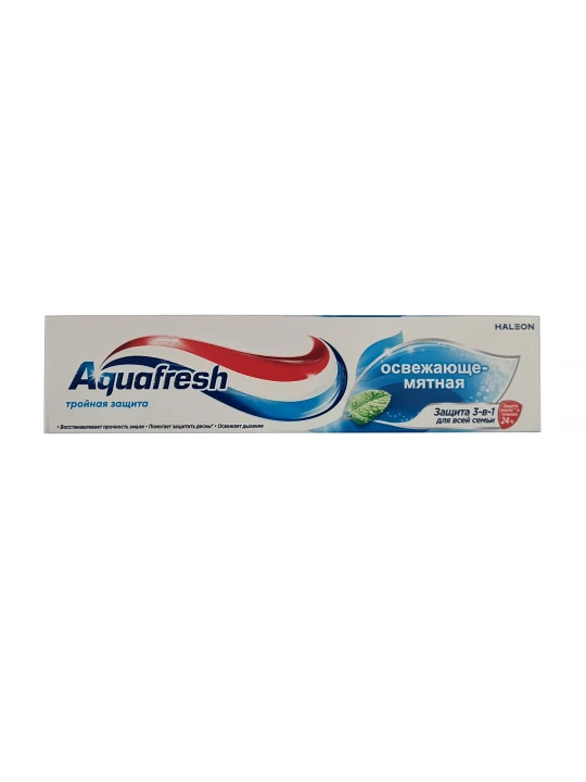 Բերանի խոռոչի խնամք AQUAFRESH Ատամի Մածուկ Թարմացնող Անանուխային 50մլ (196040) 