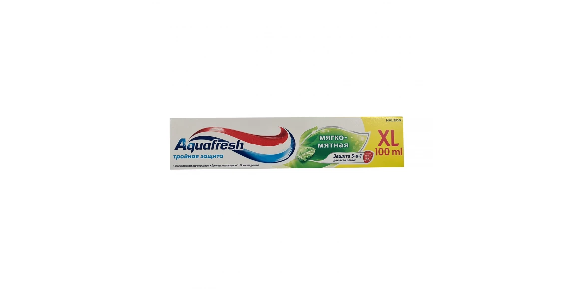 Уход за полостью рта AQUAFRESH Ատամի Մածուկ Մեղմ Անանուխային 100մլ (196415) 