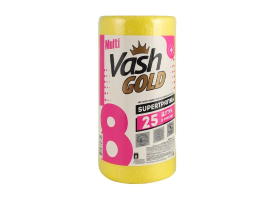 Մաքրող կտոր VASH GOLD Ունիվերսալ 25 թերթ 4+1 մ (307840) 