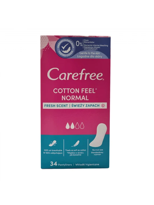 Towel CAREFREE Fresh Բուրումնավետ,Շնչող 34հ (312365) 