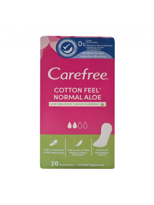 Միջադիր CAREFREE Cafry Cotton Ալոե 30հ (486147) 