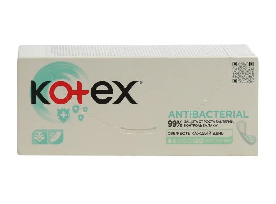 Միջադիր KOTEX LINERS ANTIBAC EXTRA THIN 1X12 (549132) 