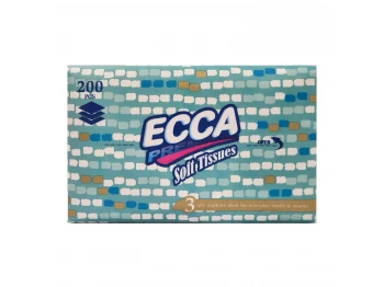 Салфетка ECCA  3LR 21X17CM 200PC (561391) 