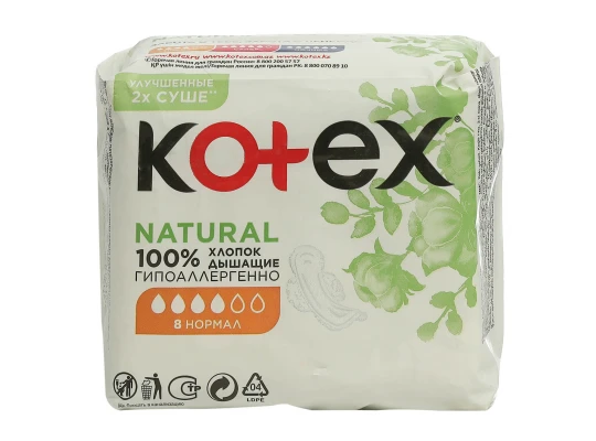 Միջադիր KOTEX NATURAL NORMAL 1X16 (575322) 