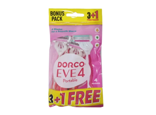 Shaving accessorie DORCO Ածելի Կանացի  4 սայրով 1/4 (591223) 