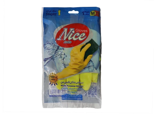 Резиновые перчатки SILK SOFT NICE M (600096) 