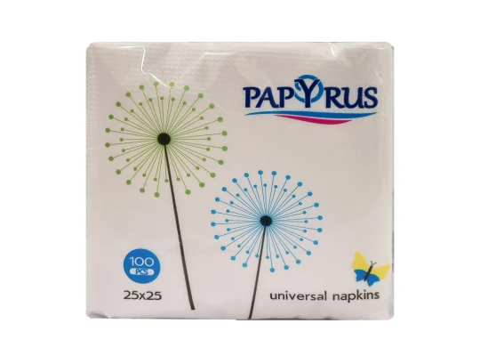 Paper towel PAPYRUS Սեղանի Անձեռոցիկ 25*25 1շերտ Խատուտիկ (601638) 
