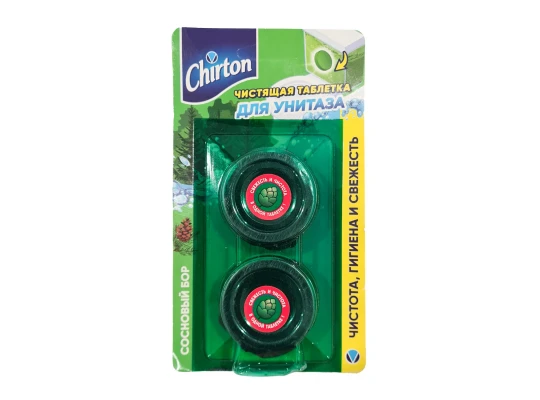 Freshener CHIRTON TOILET TABLETS PINE FOREST 2x50GR (610397) 