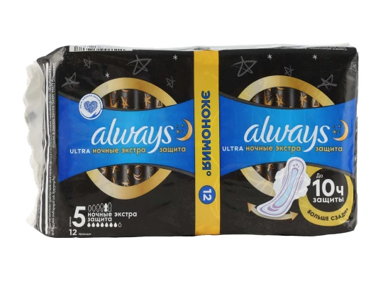 Միջադիր ALWAYS U EXTRA NIGHT ECO 15X12 (4015400612377) 