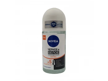 Դեզոդորանտ NIVEA 83490 ROLL-ON BLACK &WHITE EXTRA 50ML (730053) 
