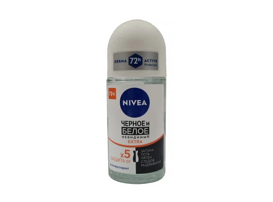 Դեզոդորանտ NIVEA 83490 ROLL-ON BLACK &WHITE EXTRA 50ML (730053) 