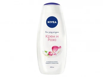 Լոգանքի գել NIVEA 80860 CREM AND ROSE 500ML (734952) 