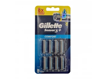 Аксесуар для бритья GILLETTE Sensor3 Plus Comfort Razor Crtx8 Ածելի (873727) 
