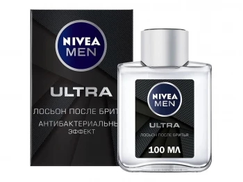 Для бритья NIVEA 88581 AFTER SHAVE LOTION ULTRA ANTIBACTERIAL 100ML (495341) 