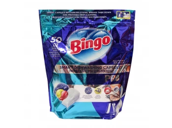 Dishwashing liquid BINGO TABLETS PRO 50PC (924301) 