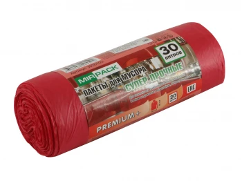 Garbage bag MIRPACK 30Լ 20ՀԱՏ ԿԱՐՄԻՐ PREMIUM (204592) 