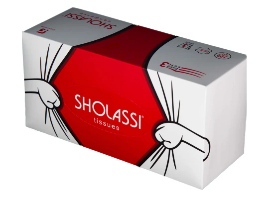 Салфетка SHOLASSI N100 EXTRA SOFT 3PLY 100PC (231548) 
