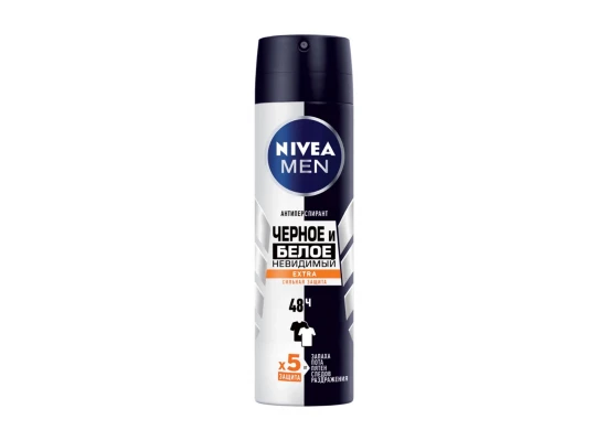 Դեզոդորանտ NIVEA 85388 SPRAY MAN BLACK & WHITE EXTRA 150ML (730534) 
