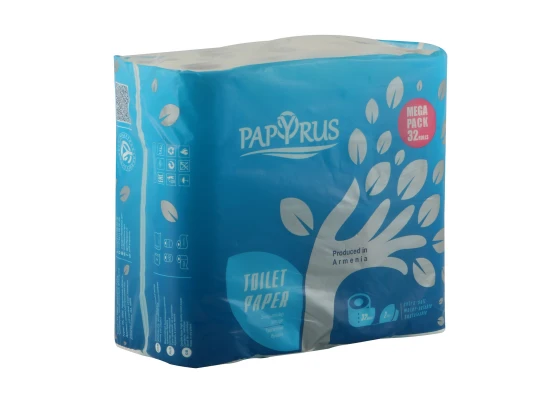 Զուգարանի թուղթ PAPYRUS 2Շ 32ՀԱՏ (601829) 