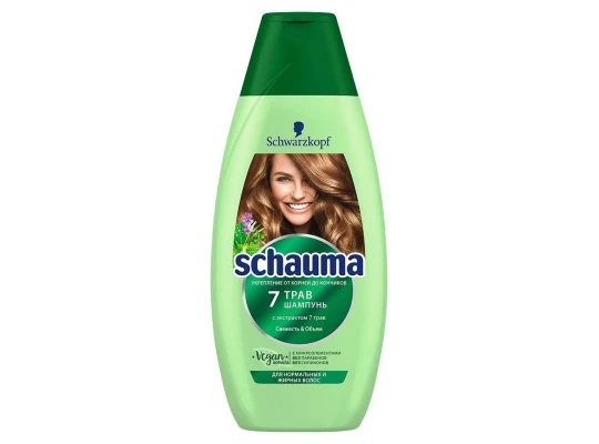 Շամպուն SCHAUMA SHAMPOO  7 HERBS 400ML (803600) 