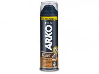 Для бритья ARKO SHAVING GEL 2 in 1 COFFEE 200ML (507329) 