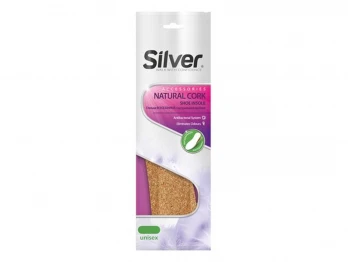 Shoe care SILVER SHOE INSERT ON CORK 33-45cm TB4003-00 (000730) 