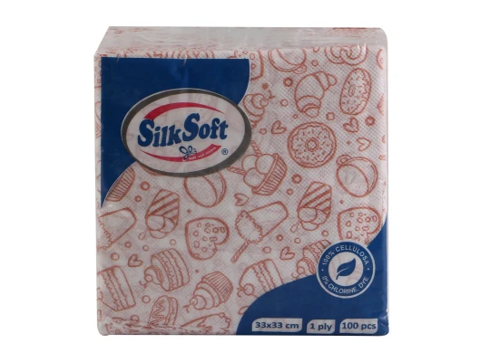 Салфетка SILK SOFT 100 ՀԱՏ ՓԱՓՈՒԿ (011198) 