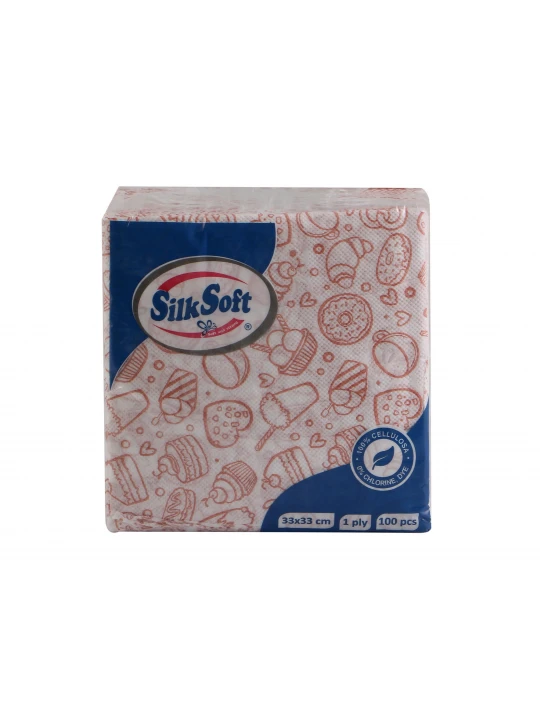 Салфетка SILK SOFT 100 ՀԱՏ ՓԱՓՈՒԿ (011198) 