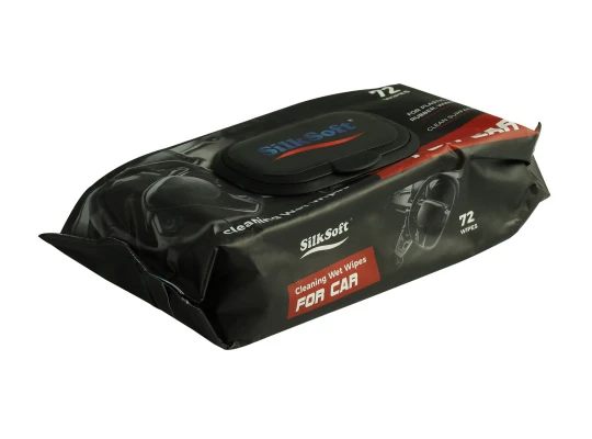 Влажные салфетки SILK SOFT FOR THE CAR 72PC (012157) 